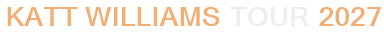 Katt Williams Tour 2027